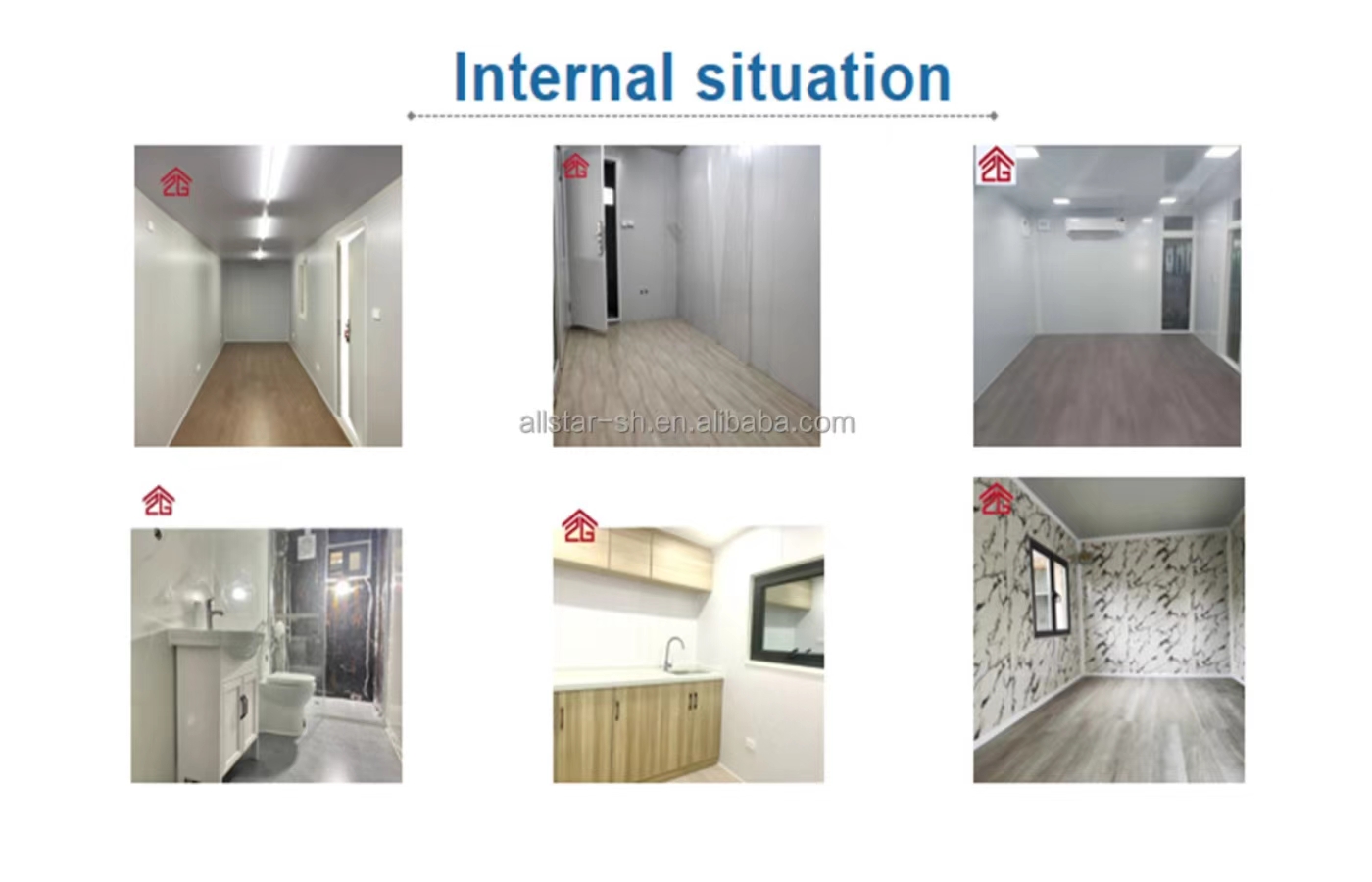 40フィートの高級カスタマイズされた40フィートの固定コンテナハウス二重層ハウス大空間 40フィートの高級カスタマイズされた40フィートの固定コンテナハウス二重層ハウス大空間