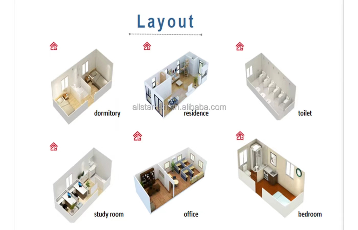 40フィートの高級カスタマイズされた40フィートの固定コンテナハウス二重層ハウス大空間 40フィートの高級カスタマイズされた40フィートの固定コンテナハウス二重層ハウス大空間